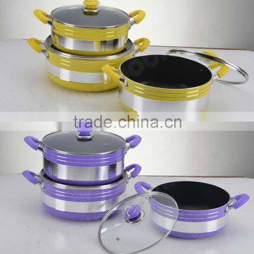 Aluminum Pressed Non-stick Casserole/stockpot/pot With Ceramic Coating photo-2