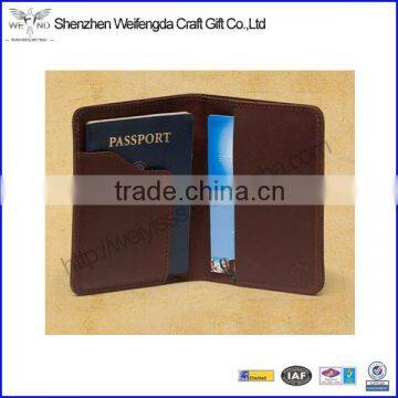 high quality genuine leather RFID blocking flap passport cover case credit card holder                        
                                                Quality Choice