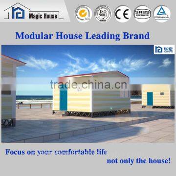 Portable and mobile container house for light steel labor camp