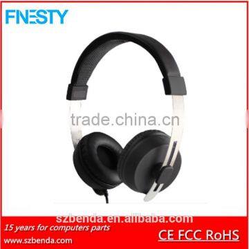 New style gaming headphones with mic clip on headset gaming headset HD811