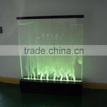Indoor Decoration Customized Acrylic Glass Water Wall for Sale photo-3