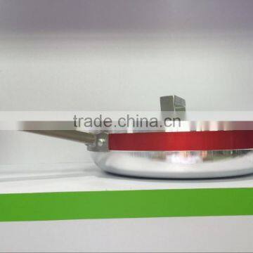 Red Aluminum Non-stick Press Cookware Set Fry Egg Pizza Pan Stock Cooking Pasta Noodle Soup Pot Sauce Pan Cookware Set photo-4