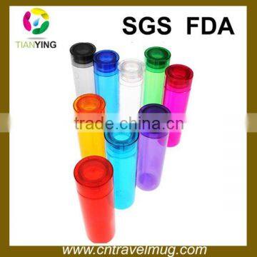 modern empty plastic sport water bottle wholesale with lid BPA free