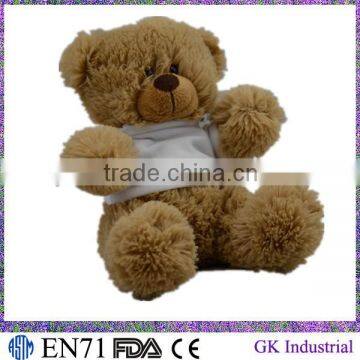 Plush toy Brown Bear with T-shirt