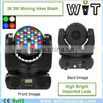 Hot Sale Wash stage lighting 36pcs led moving head zoom