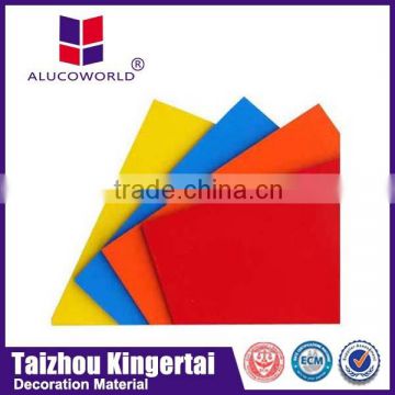 Alucoworld aluminum composite panel 4mm unbroken finihs acp panle sheets shiplap timber cladding