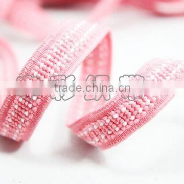 Flat textile elastic tape