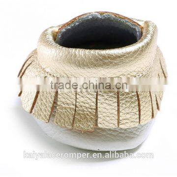 Gold Sequin Baby Moccasins,Leather Shoes,Sequin Baby Shoes Quality Choice photo-5
