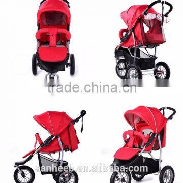 CE standard comfortable baby jogger EN1888 3 wheels baby strollers