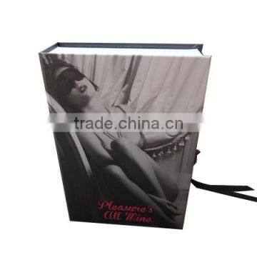 black fade book packaging box from china supplier