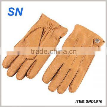 noble sexy customerized dear leather driving gloves for man