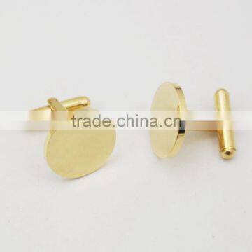 2016 Fashion Gold Plating Cufflink Adding Custom Logo photo-5