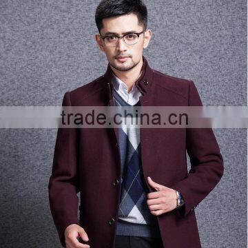 The Spring and Autumn Period and the New Men's Windbreaker Business Men's Wear Brand Cashmere Cloth Coat photo-2