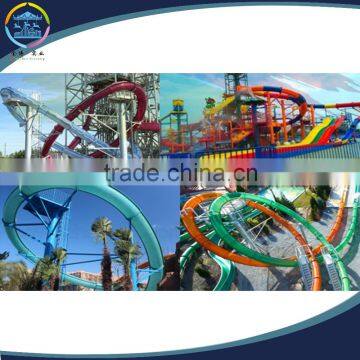 outdoor swimming pool water park EXCITING adults spiral water slide