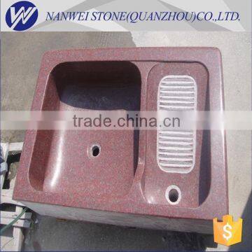 Indian Red Great Polished Clothes Deep Basins Sales in China Factory Trade Assurance Supplier Stone Owner photo-3