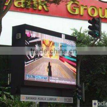 Effect of visual of led display gas station