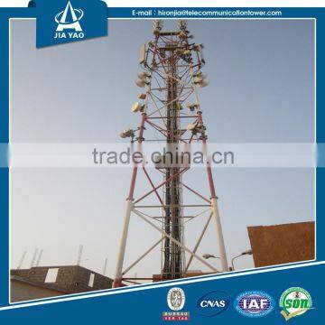 3 Legs Easily Installed Tubular Microwave Antenna Tower