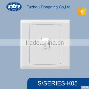 K05 New Wire-Drawing Panel Design Electrical Metal Wall Switch