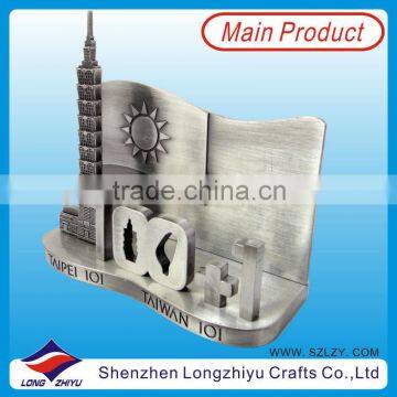 3d die casting cut out metal business card holder aluminium card holder