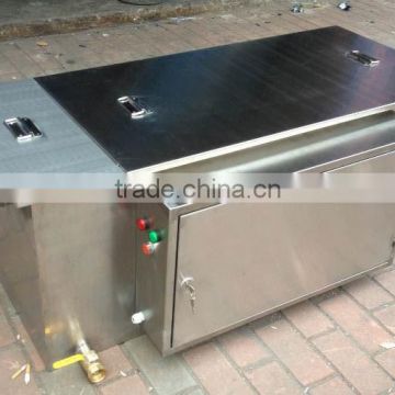 Portable grease trap for restaurant kitchen