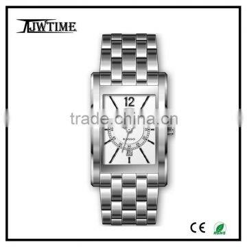 2016 new stainless steel watch,mens watches custom logo gift item quartz watches fashion square watch