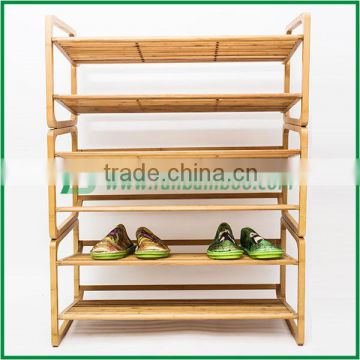 Bamboo Shoe Rack Utility shoe rack shelf