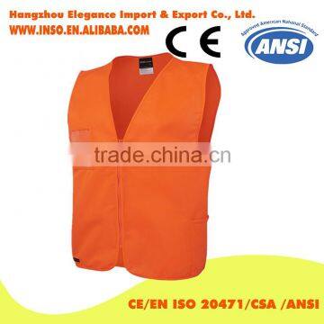 High Visibility Night Working Protection Clothing Reflective Safety Vest Jacket Traffic Work Cleaner Chaleco Reflectante photo-2