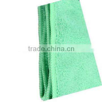 Microfiber warp knitted towels