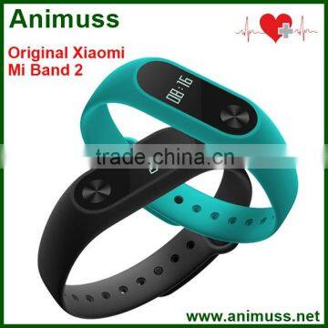 2016 New premium OLED Screen Original Xiaomi Mi Band 2 smart Wristband Heart Rate fitness Bracelet support whatsapp facebook                        
                                                Quality Choice
                                           