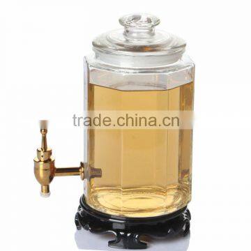 4L Glass Juice Bottle, New Design Glass Beverage Dispenser Made in China photo-3