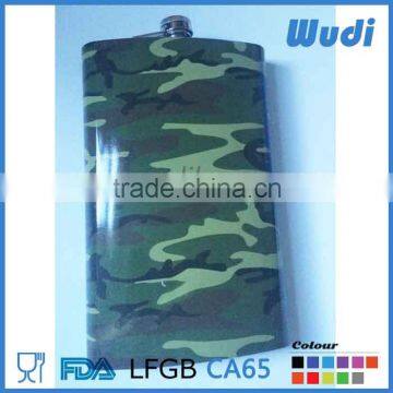 camo outdoor hip flask big capacity enjoy drinking alcohol HF064C