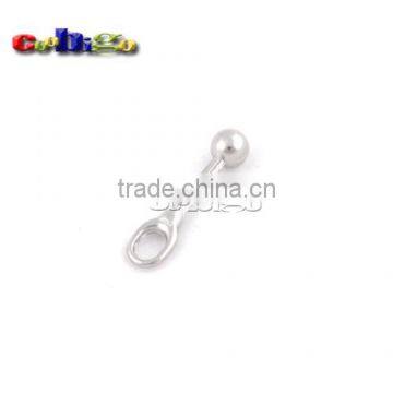 28*6.5mm Metal Zipper Pull Tap Zinc Alloy Silver Nickle Plated For DIY Zipper Sliders #FLQ164-S photo-3