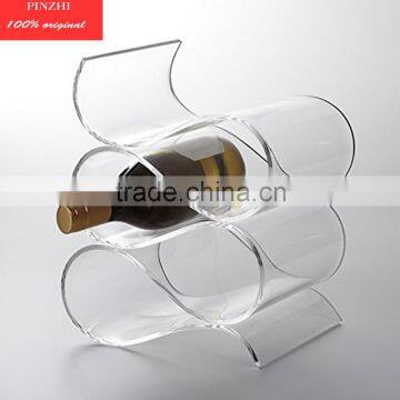 Size For Option Acrylic Wine Bottle Display Rack