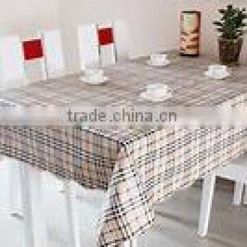 white pvc printed table cloth