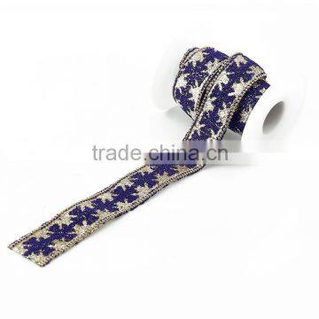 Beautiful Design Microbead and Diamond Appliques Chain,Rhinestone Iron-on Chain photo-2