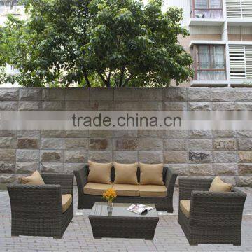 MODERN DESIGN ROUND WICKER GARDEN SET photo-2