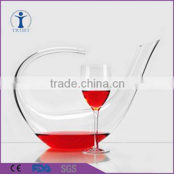 Wholesale Lead Free hand blown wine decanter