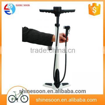 High pressure 10 bar iron bicycle floor pump porta ble car tire hand air pump