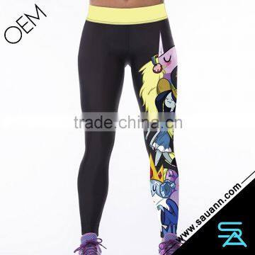 2016 New Ladies Cartoon Character Pants Sport Wear