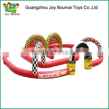 kids inflatable go kart track game for sale