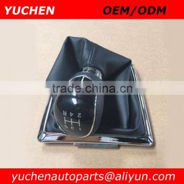 YUCHEN Manual MT 5 Gear Black Caps Cover Car Shift Knob For Ford Focus MK2 II FL C-MAX 2006-2011 Car Styling