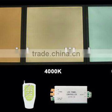 Color Temperature Adjustable LED Panel 600X600 with Remote Controller