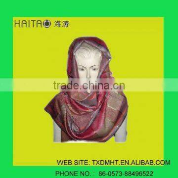 fashion golden thread shawl for trendy ladies