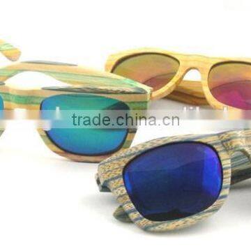 Wood framed sunglasses