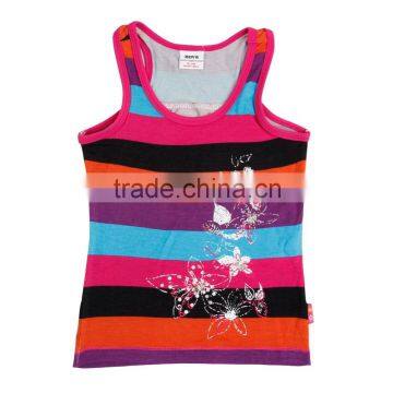 N2075 2-6y 2015 new girl dresses nova kids wear print my little GIRL frock kids dress nova kids children vests tanks