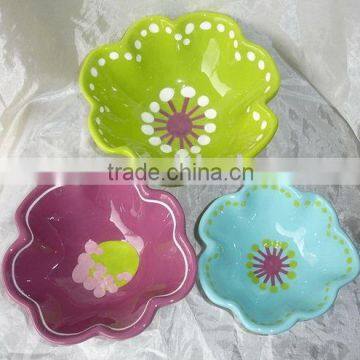 Ceramic Flower bowl flower shaped bowl