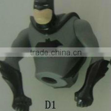 CE OEM plastic vinyl pvc batman cartoon toy