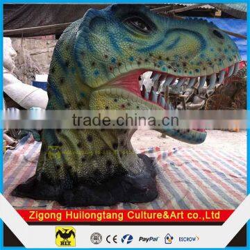 Handmade durable fiberglass dinosaur head