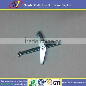 Zinc Plated Spring Toggle Wing Bolt