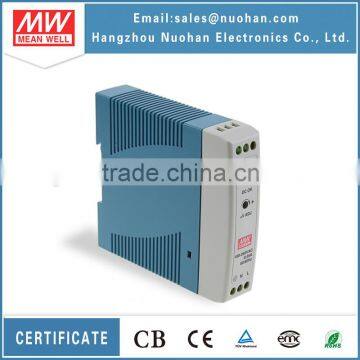 Meanwell 20W Single Output Industrial DIN Rail Power Supply 24V/24v Industrial DIN Rail